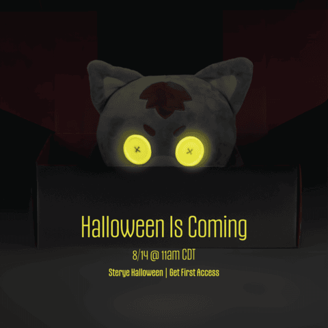 sterye halloween collection 2025 with brand new items like mystery boxes, plushie blind bags, and more