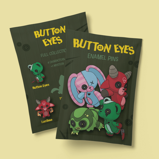original horror character enamel pin blind bags