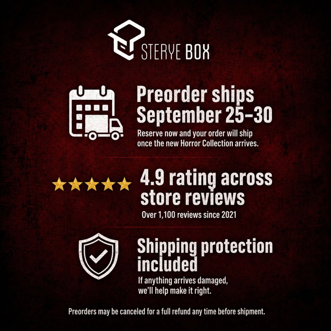 The Horror Mystery Box (Pre-Order Ships Sept 25th-30th)