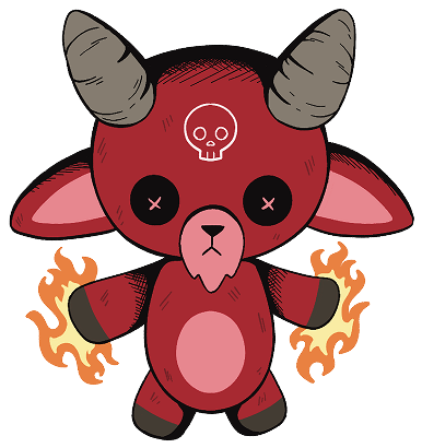 Lucibaa ButtonEyes character