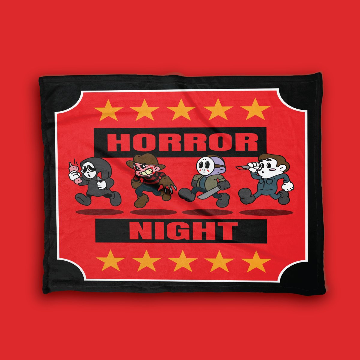 Horror Movie Throw Blanket