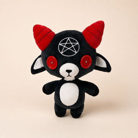Lucibaa the Goat Plushie – Limited Black Edition