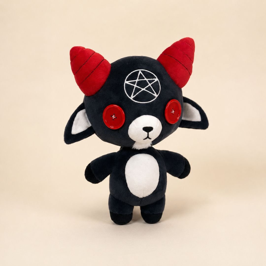 Lucibaa the Goat Plushie – Limited Black Edition