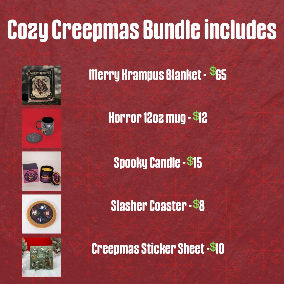 red background "whats inside this Krampus bundle" in white text"
