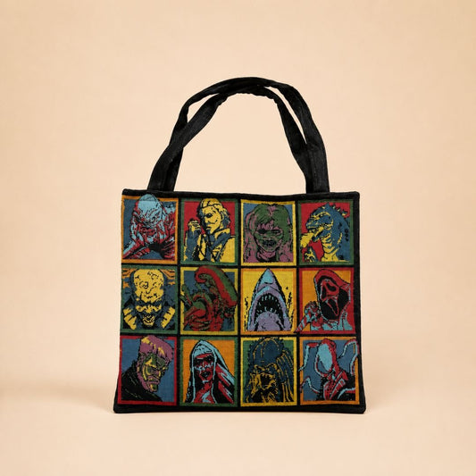 Horror Icons Woven Tote Bag