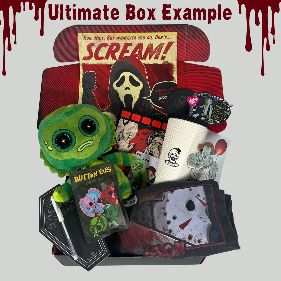 picture example of an ultimate horror mystery box from sterye