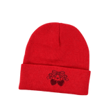 Cherry knit beanie