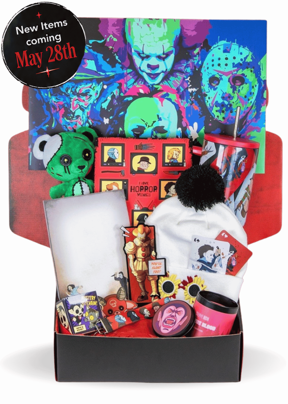 Sterye spooky mystery boxes, plushies, and collectibles