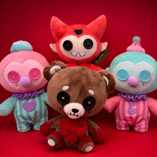 Horror Valentine Plushie Set (All 4 New Plushies)