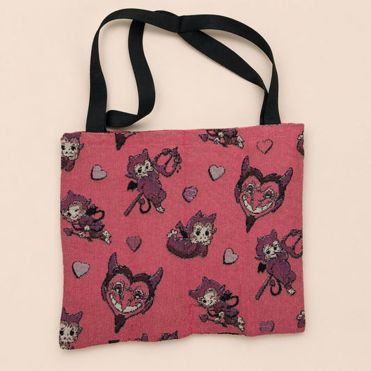 Demon Cupid Sweetheart Tote Bag