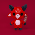 Lucibaa the goat horror plushie original character from sterye 10-inch plushie