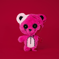 a patchy the pink horror teddy bear original character from sterye