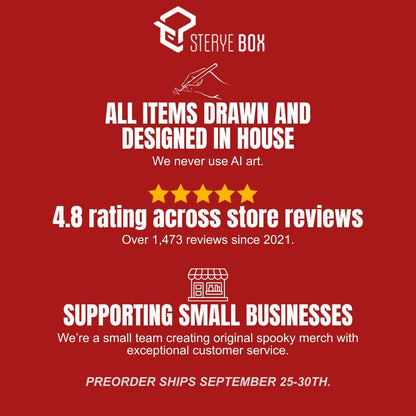 The Horror Mystery Box (Pre-Order Ships Sept 25th-30th)