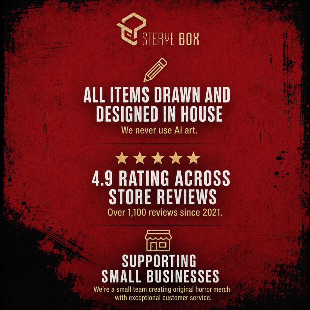 The Horror Mystery Box (Pre-Order Ships Sept 25th-30th) - Sterye Mystery Boxes