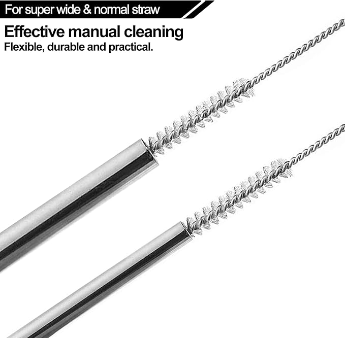 Metal Straw + Straw Cleaner